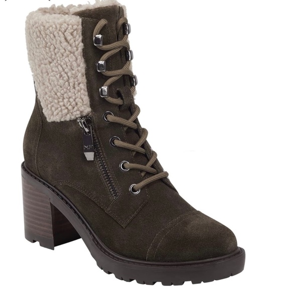 NWT Marc Fisher Suede Leather Boots Booties - Picture 1 of 7